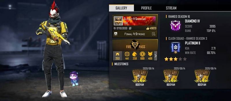sudip-sarkar - one of the to 10 free fire players in India