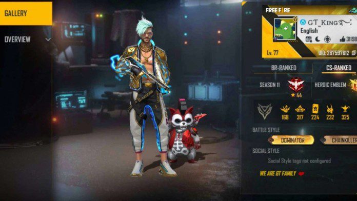 Gaming Tamizhan : the king of free fire in India