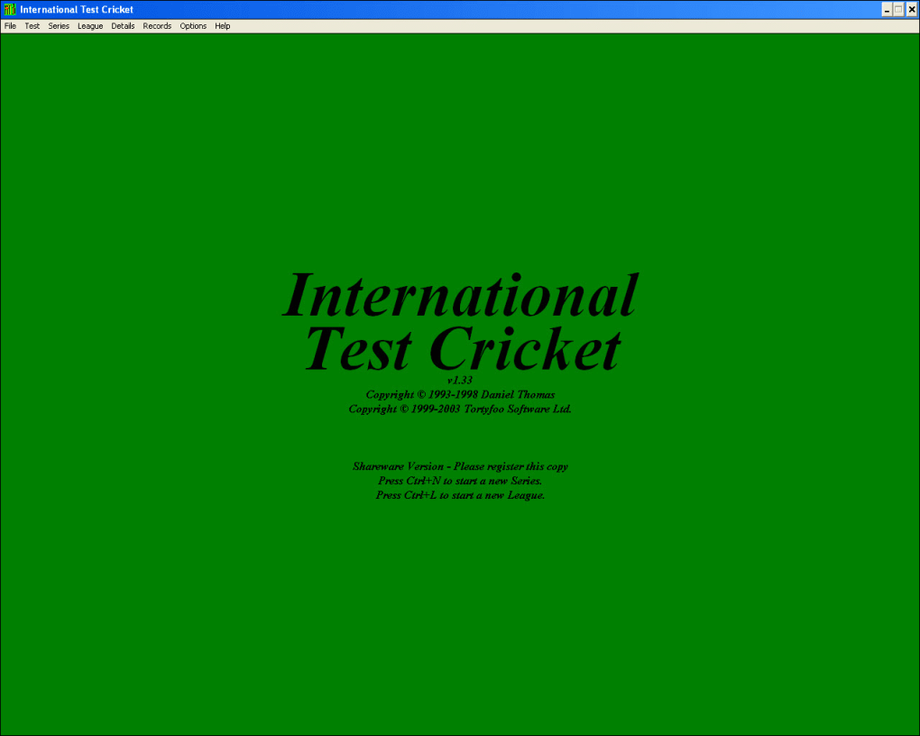 internatinal test cricket